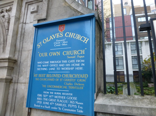 St Olave graveyard entrance