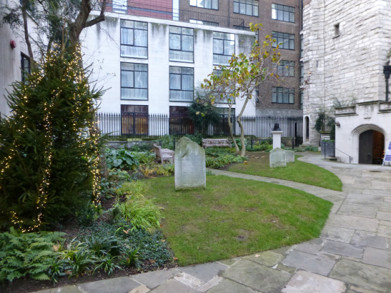 St Olave graveyard